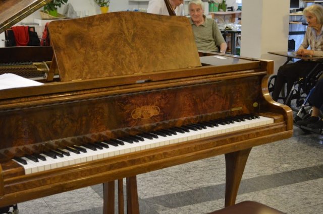 sala da concerto e ospiti della casa comunale